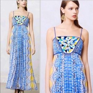 Anthropologie Ranna Gill Sunburst Beaded Dress Size XS NWOT